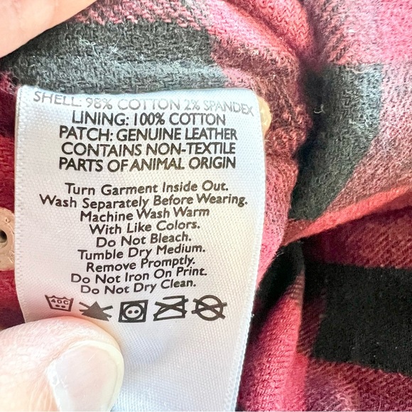 Eddie Bauer Red Flannel Lined Mens 38x30 Straight Fit Blue Jeans High Rise Dark - Picture 10 of 11